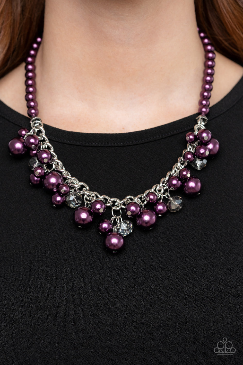 Prim and POLISHED Purple Necklace Paparazzi Accessories. Get Free Shipping! #P2RE-PRXX-224XX
