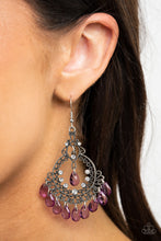 Load image into Gallery viewer, Paparazzi Earring ~ Lyrical Luster - Purple Earring
