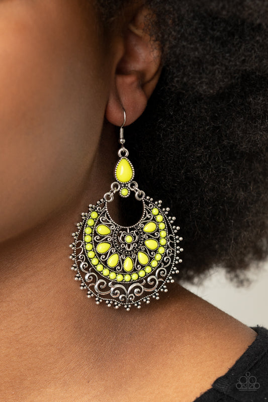 Laguna Leisure Yellow $5 Earring Paparazzi Jewelry. Subscribe and Save