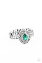 Load image into Gallery viewer, Paparazzi I Said Yes Green Ring. Get Free Shipping. Dainty Ring. #P4RE-GRXX-144XX
