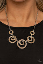 Load image into Gallery viewer, Paparazzi Total Head-Turner Brown Necklace #P2RE-BNXX-245XX
