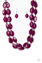 Load image into Gallery viewer, Paparazzi Necklace ~ Two-Story Stunner - Purple
