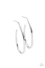 Load image into Gallery viewer, Totally Hooked - Silver Hoops

