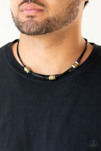 Load image into Gallery viewer, Paparazzi Necklace ~ Renegade Ranger - Black Urban Men&#39;s Necklace
