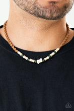 Load image into Gallery viewer, Beach Shark Green Necklace Paparazzi Accessories. Urban Necklace. Men&#39;s Accessories. 
