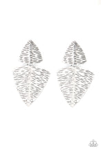 Load image into Gallery viewer, PRIMAL Factors - Silver Earrings Paparazzi Accessories $5 Post Style Earrings
