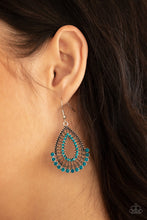 Load image into Gallery viewer, Paparazzi Castle Collection - Blue Earrings #P5RE-BLXX-214XX. Subscribe &amp; Save!
