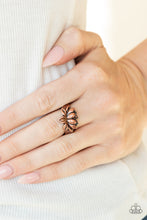 Load image into Gallery viewer, Paparazzi Ring ~ Lotus Crowns - Copper
