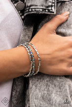 Load image into Gallery viewer, Mix and Mash Multi Iridescent Stretchy Bracelet Paparazzi Accessories. Subscribe &amp; Save. 
