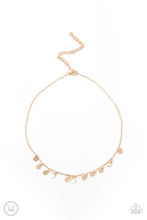 Load image into Gallery viewer, Ready, Set, DISCO! - Gold Dainty Necklace Paparazzi Accessories. #P2CH-GDXX-056XX. Ships Free
