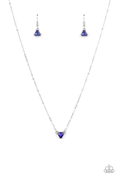 Paparazzi Downright Dainty Blue Necklace. Subscribe and Save. #P2DA-BLXX-115XX.