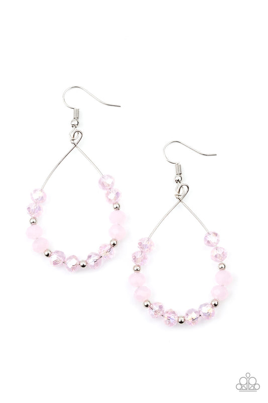 Paparazzi Wink Wink - Pink Earrings online at AainaasTreasureBox. Get Free Shipping #P5RE-PKXX-222XX