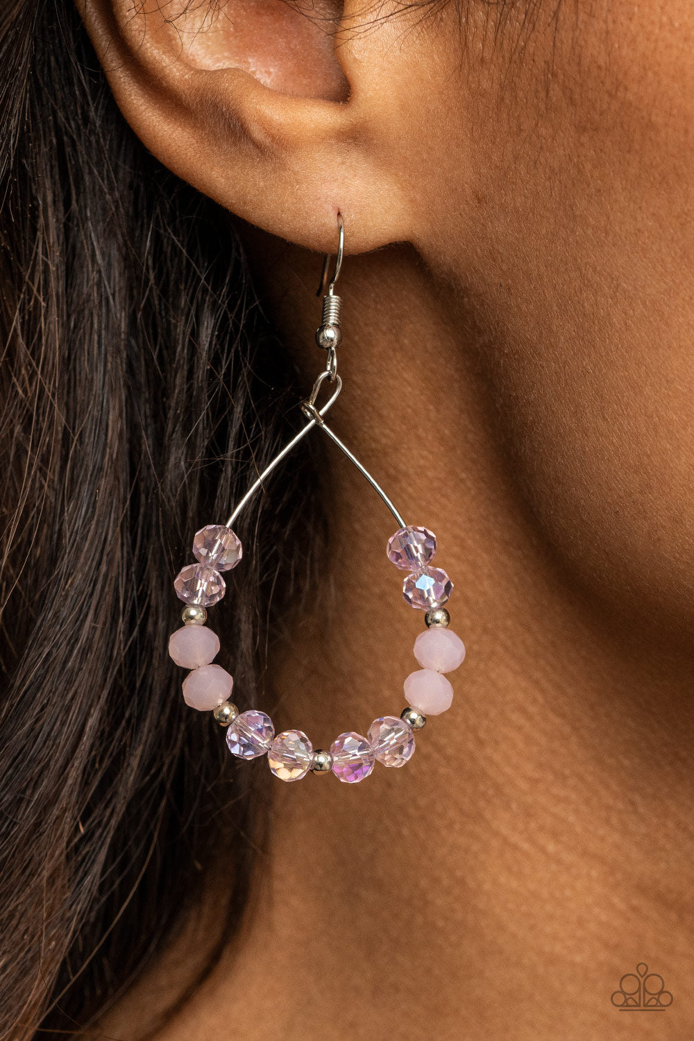 Wink Wink - Pink Earrings Paparazzi Accessories $5 Jewelry #P5RE-PKXX-222XX 