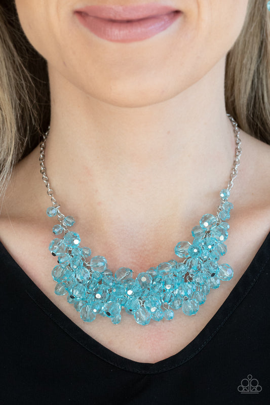 Let The Festivities Begin - Blue Necklace Paparazzi Accessories