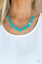Load image into Gallery viewer, Flower Powered - Blue Necklace Paparazzi
