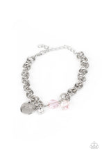 Load image into Gallery viewer, Lovable Luster - Pink Bracelet Paparazzi Accessories. Valentine $5 Jewelry. #P9RE-PKXX-229XX
