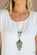 Load image into Gallery viewer, Paparazzi Necklace ~ Majestic Mountaineer - Green Stone Necklace

