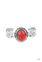 Load image into Gallery viewer, Paparazzi Western Wings - Red Bracelet
