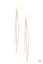 Load image into Gallery viewer, Paparazzi Earring ~ Dainty Dynamism - Gold
