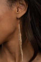 Load image into Gallery viewer, Paparazzi Earring ~ Dainty Dynamism - Gold
