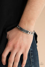 Load image into Gallery viewer, Paparazzi Bracelet ~ Keep Your Guard Up - Silver

