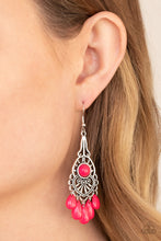 Load image into Gallery viewer, Paparazzi Earring ~ Fruity Tropics - Pink
