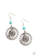 Load image into Gallery viewer, Paparazzi Flowering Frontiers - Blue Earrings online at AainaasTreasureBox #P5SE-BLXX-256XX
