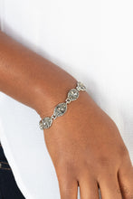 Load image into Gallery viewer, Paparazzi Crown Privilege - Silver Bracelet. #P9DA-SVXX-169XX. Free SHipping
