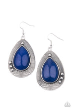 Load image into Gallery viewer, Paparazzi Earrings ~ Western Fantasy - Blue Stone Earring
