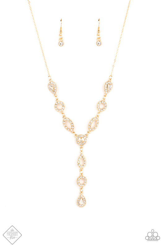 Paparazzi Royal Redux - Gold Necklace - April 2021 Fashion Fix