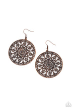 Load image into Gallery viewer, Paparazzi Earring ~ Make A MANDALA Out Of You - Copper
