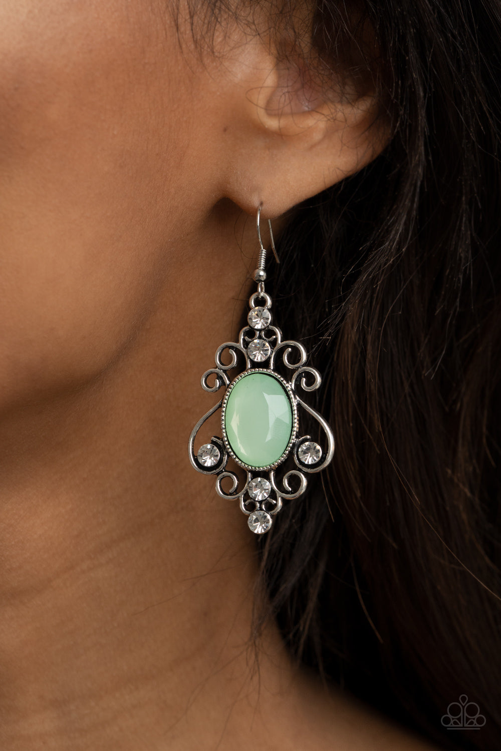 Tour de Fairytale Green Earring Paparazzi Accessories. Subscribe & Save. #P5RE-GRXX-147XX