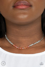 Load image into Gallery viewer, Paparazzi Necklace ~ Space Odyssey - Orange
