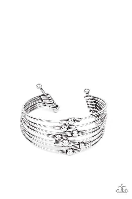 Paparazzi Bracelet ~ Industrial Intricacies - Silver