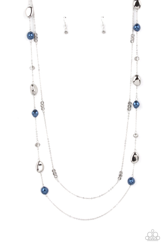 Paparazzi Gala Goals Blue Necklace. Get Free Shipping.  #P2RE-BLXX-316XX