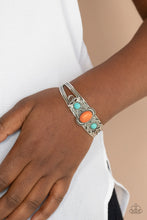 Load image into Gallery viewer, Paparazzi Bracelets ~ Artisan Ancestry - Orange and Blue Bracelet
