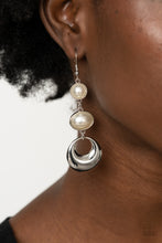 Load image into Gallery viewer, Paparazzi Earring ~ Bubbling To The Surface - White
