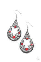 Load image into Gallery viewer, Paparazzi Bohemian Ball - Red Earrings #P5WH-RDXX-134XX Get Free Shipping &amp; Returns!
