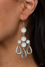 Load image into Gallery viewer, Paparazzi Earring ~ Mediterranean Magic - White
