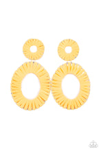 Load image into Gallery viewer, Paparazzi Earring ~ Foxy Flamenco - Yellow
