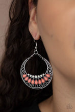 Load image into Gallery viewer, Crescent Couture - Orange Earrings Paparazzi Accessories
