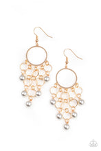 Load image into Gallery viewer, Paparazzi Earring ~ When Life Gives You Pearls - Gold
