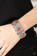 Load image into Gallery viewer, Paparazzi Bracelet ~ Desert Relic - Red
