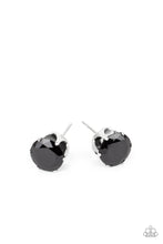 Load image into Gallery viewer, Paparazzi Earrings ~ Modest Motivation - Black Post Studs
