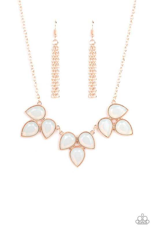 Paparazzi Necklace ~ Prairie Fairytale - Rose Gold