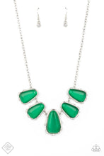 Load image into Gallery viewer, Paparazzi Newport Princess Green Necklace. Get Free Shipping. #P2ST-GRXX-081ZT
