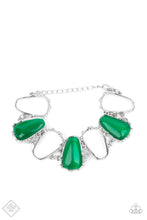 Load image into Gallery viewer, Yacht Club Couture - Green Bracelet Paparazzi Accessories. Get Free Shipping! #P9ST-GRXX-008ZT
