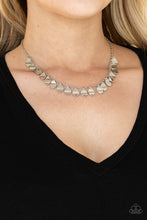Load image into Gallery viewer, Paparazzi Necklace ~ Dainty DISCovery - Silver 

