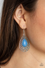 Load image into Gallery viewer, Paparazzi Earring ~ Dream STAYCATION - Blue
