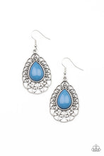 Load image into Gallery viewer, Paparazzi Earring ~ Dream STAYCATION - Blue
